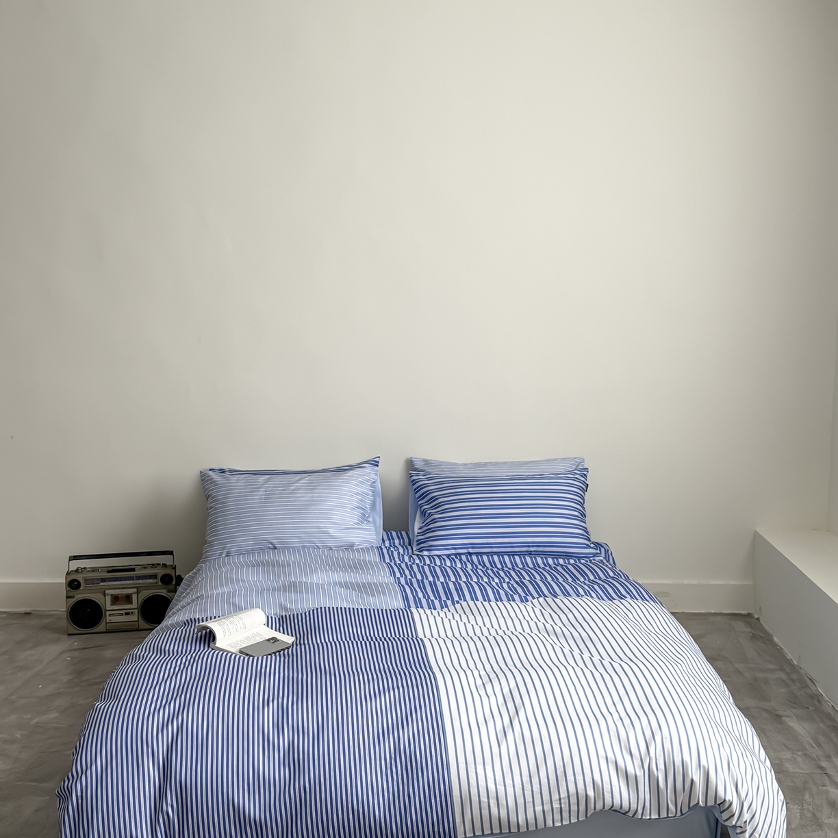 91家纺网 家纺一手货源 找家纺 （总）柚可家居 2025新款50支数码活性套件-条纹现象-第一组（手提袋+控价）套件会员减20元 严格控价券后不低于 328和348元