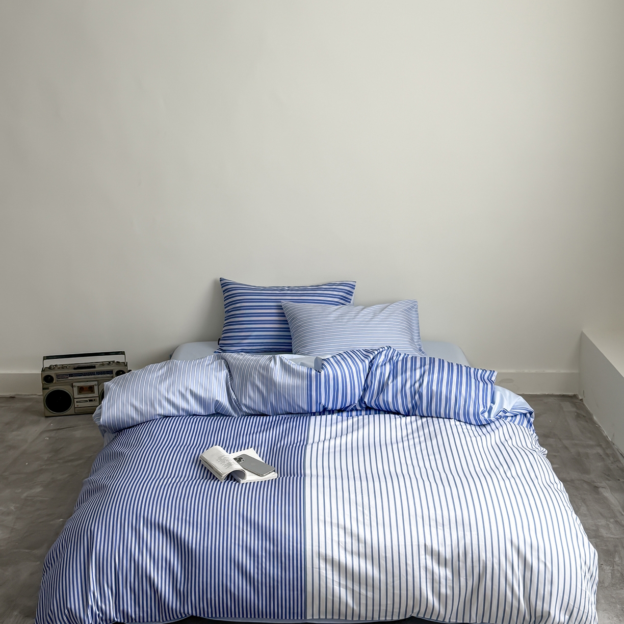 91家纺网 家纺一手货源 找家纺 （总）柚可家居 2025新款50支数码活性套件-条纹现象-第一组（手提袋+控价）套件会员减20元 严格控价券后不低于 328和348元