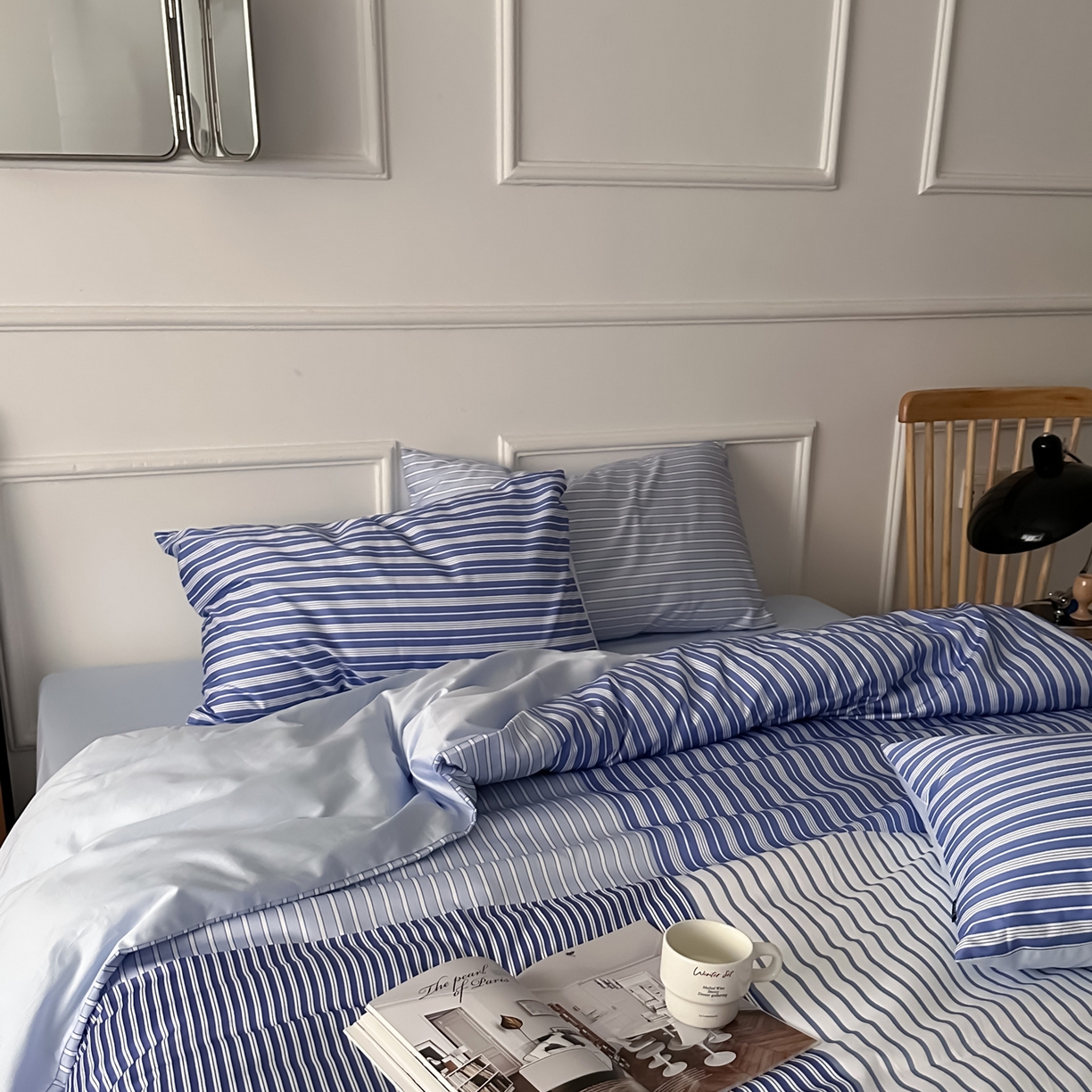 91家纺网 家纺一手货源 找家纺 （总）柚可家居 2026新款50支数码活性套件-条纹现象-第二组（手提袋+控价）套件会员减20元 严格控价券后不低于 328和348元