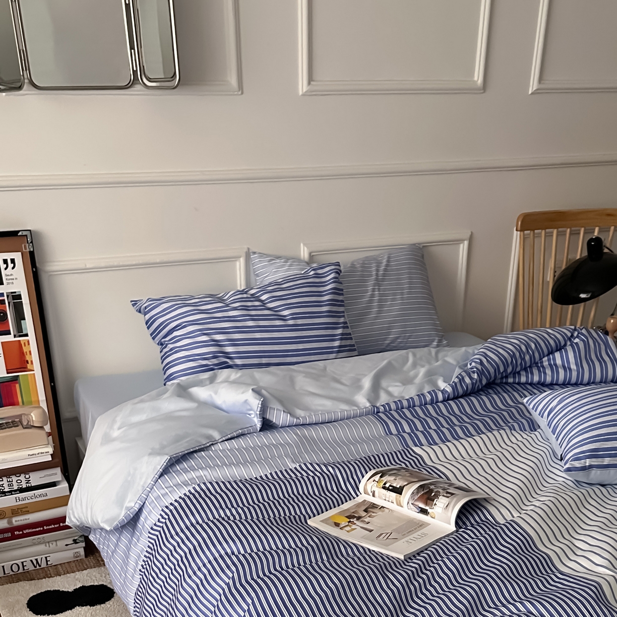 91家纺网 家纺一手货源 找家纺 （总）柚可家居 2026新款50支数码活性套件-条纹现象-第二组（手提袋+控价）套件会员减20元 严格控价券后不低于 328和348元