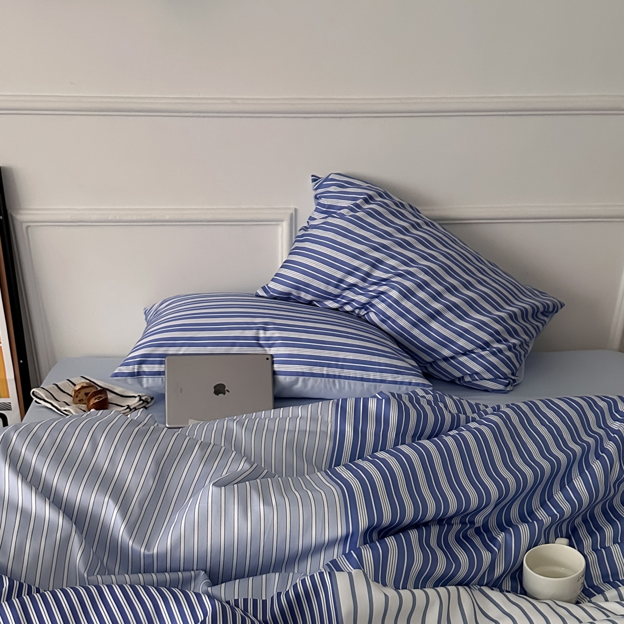 91家纺网 家纺一手货源 找家纺 （总）柚可家居 2026新款50支数码活性套件-条纹现象-第二组（手提袋+控价）套件会员减20元 严格控价券后不低于 328和348元