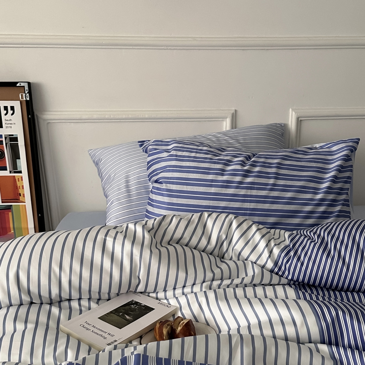 91家纺网 家纺一手货源 找家纺 （总）柚可家居 2026新款50支数码活性套件-条纹现象-第二组（手提袋+控价）套件会员减20元 严格控价券后不低于 328和348元