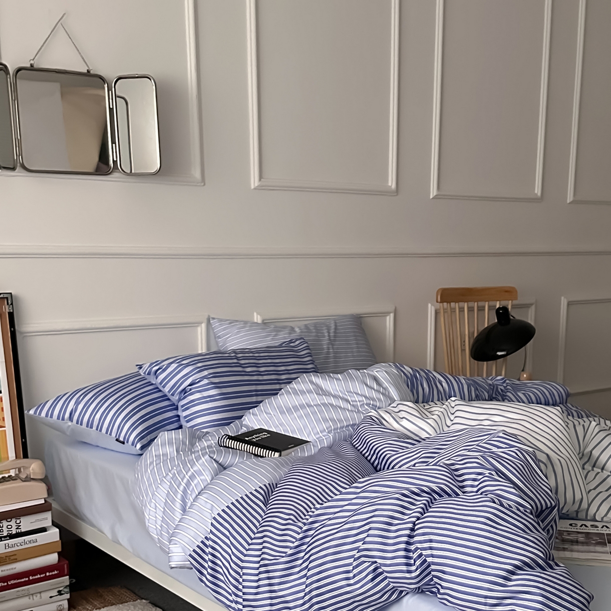 91家纺网 家纺一手货源 找家纺 （总）柚可家居 2026新款50支数码活性套件-条纹现象-第二组（手提袋+控价）套件会员减20元 严格控价券后不低于 328和348元