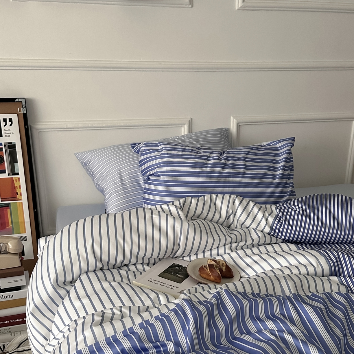 91家纺网 家纺一手货源 找家纺 （总）柚可家居 2026新款50支数码活性套件-条纹现象-第二组（手提袋+控价）套件会员减20元 严格控价券后不低于 328和348元