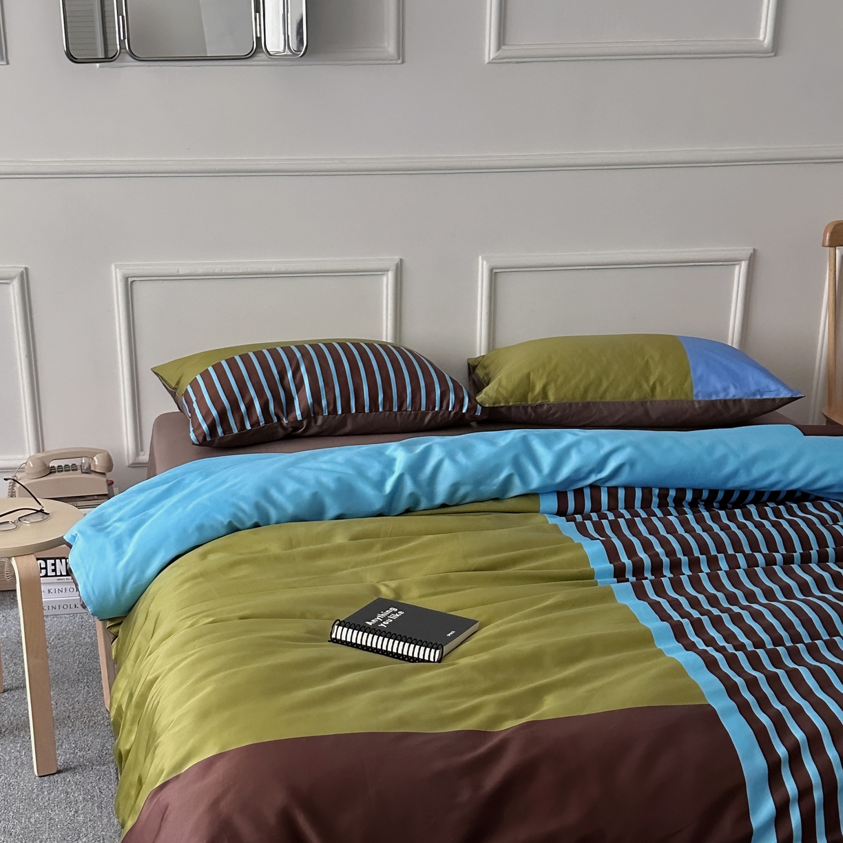 91家纺网 家纺一手货源 找家纺 （总）柚可家居 2026新款50支数码活性套件-新海岸（手提袋+控价）套件会员减20元 严格控价券后不低于 328和348元