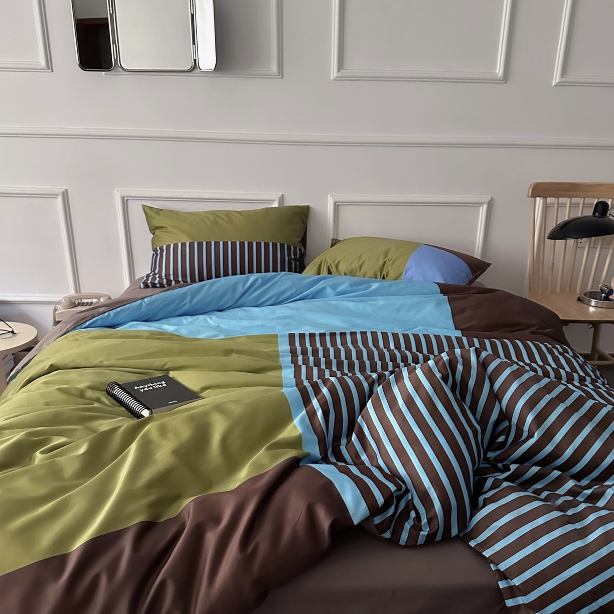 91家纺网 家纺一手货源 找家纺 （总）柚可家居 2026新款50支数码活性套件-新海岸（手提袋+控价）套件会员减20元 严格控价券后不低于 328和348元