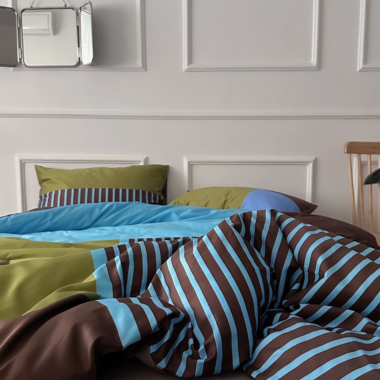 91家纺网 家纺一手货源 找家纺 （总）柚可家居 2026新款50支数码活性套件-新海岸（手提袋+控价）套件会员减20元 严格控价券后不低于 328和348元