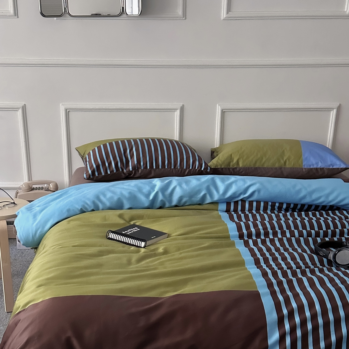 91家纺网 家纺一手货源 找家纺 （总）柚可家居 2026新款50支数码活性套件-新海岸（手提袋+控价）套件会员减20元 严格控价券后不低于 328和348元