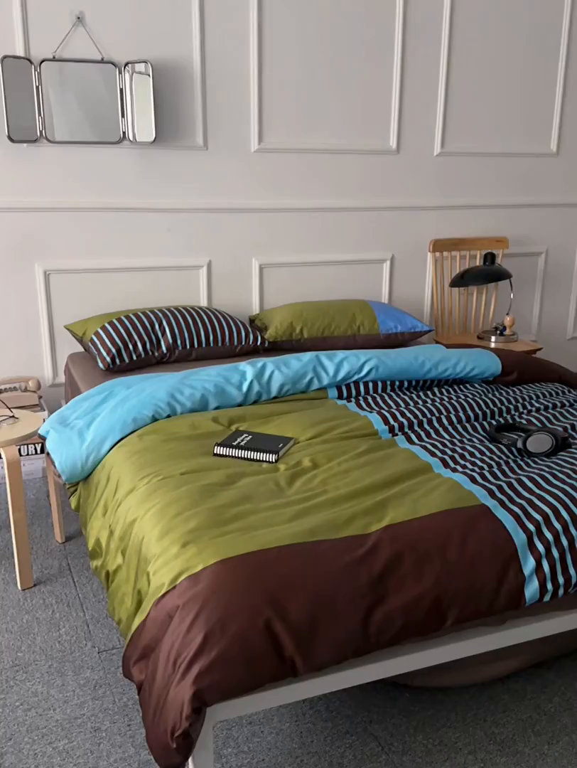 91家纺网 家纺一手货源 找家纺 （总）柚可家居 2026新款50支数码活性套件-新海岸（手提袋+控价）套件会员减20元 严格控价券后不低于 328和348元