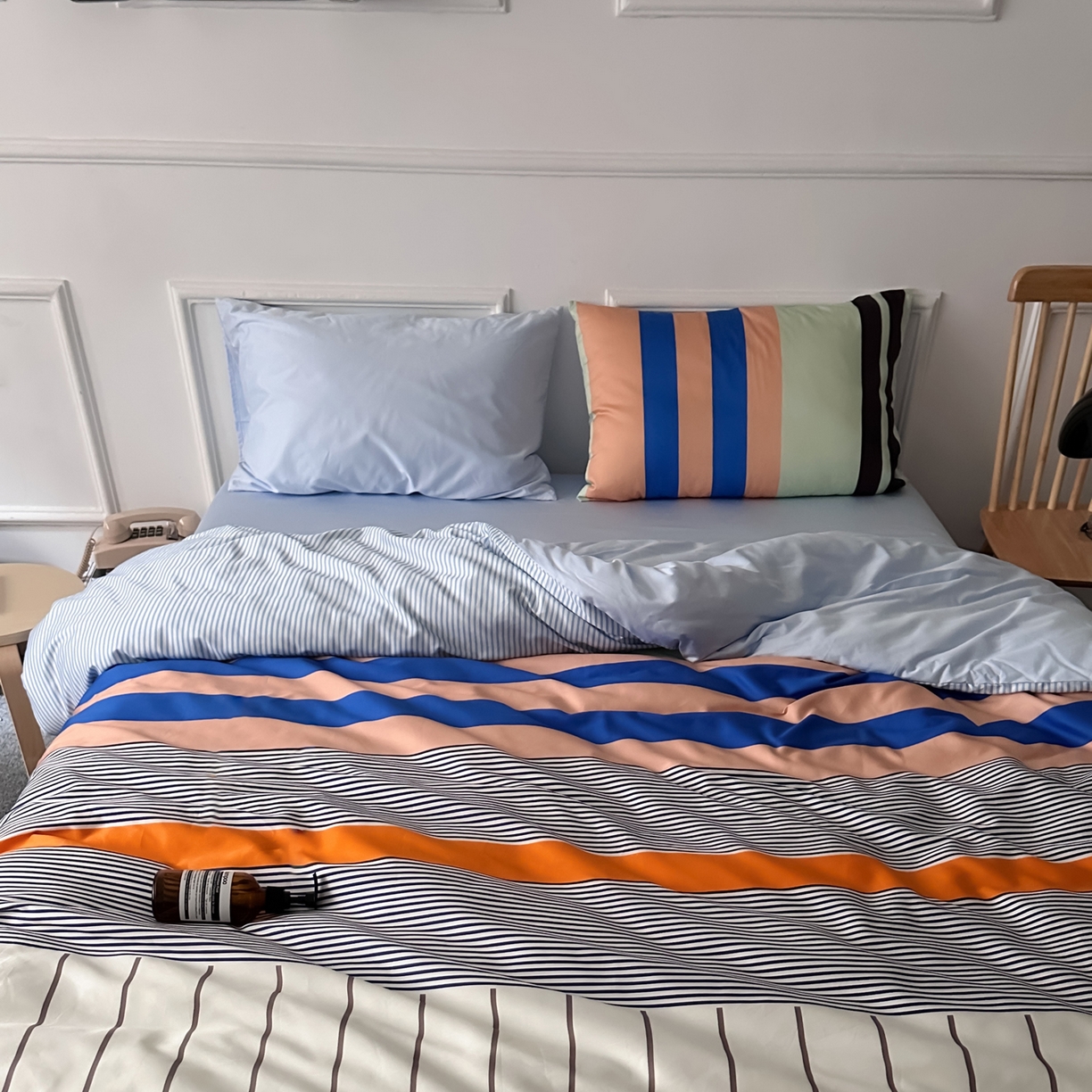 91家纺网 家纺一手货源 找家纺 （总）柚可家居 2026新款50支数码活性套件-海港（手提袋+控价）套件会员减20元 严格控价券后不低于 328和348元