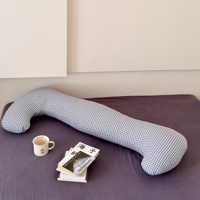 伟邦枕芯 2025新款多功能海马抱枕 灰色