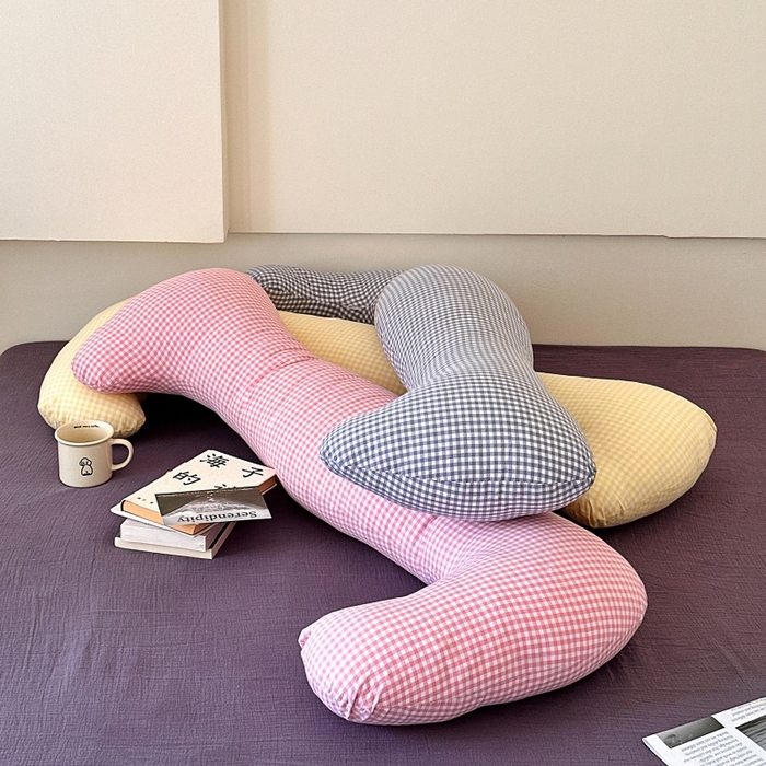 91家纺网 家纺一手货源 找家纺 伟邦枕芯 2025新款多功能海马抱枕 灰色