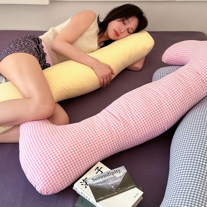 91家纺网 家纺一手货源 找家纺 伟邦枕芯 2025新款多功能海马抱枕 黄色