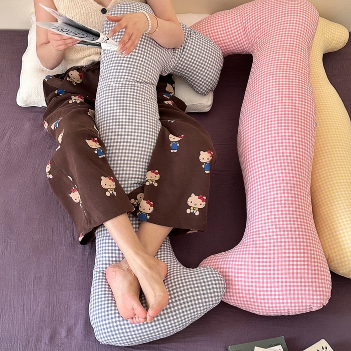 91家纺网 家纺一手货源 找家纺 伟邦枕芯 2025新款多功能海马抱枕 黄色