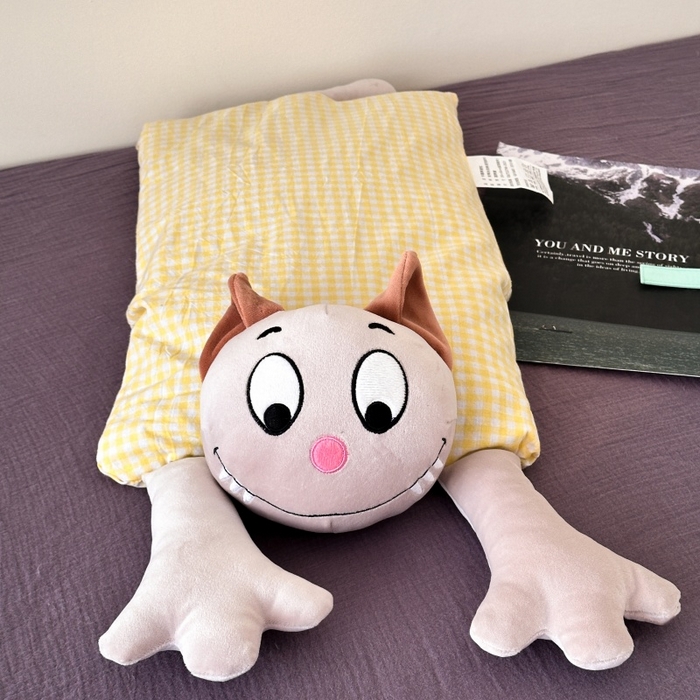 91家纺网 家纺一手货源 找家纺 伟邦枕芯 2025新款卡通荞麦枕枕头枕芯 蓝色