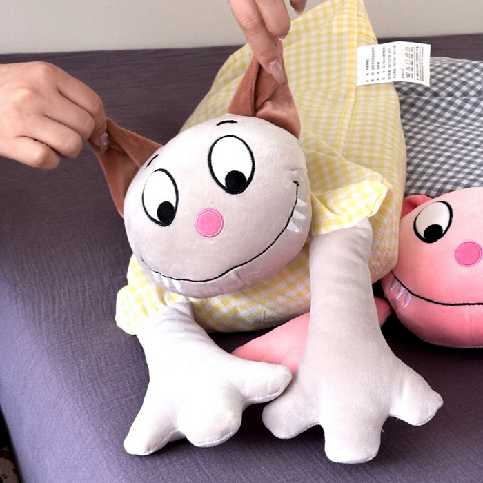 91家纺网 家纺一手货源 找家纺 伟邦枕芯 2025新款卡通荞麦枕枕头枕芯 黄色