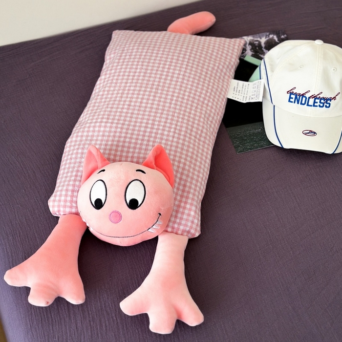 91家纺网 家纺一手货源 找家纺 伟邦枕芯 2025新款卡通荞麦枕枕头枕芯 黄色