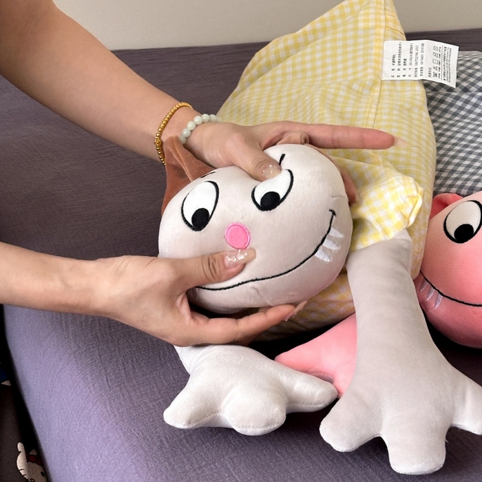 91家纺网 家纺一手货源 找家纺 伟邦枕芯 2025新款卡通荞麦枕枕头枕芯 黄色