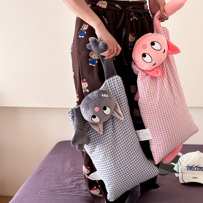 91家纺网 家纺一手货源 找家纺 伟邦枕芯 2025新款卡通荞麦枕枕头枕芯 组合图仅供展示-不可下单