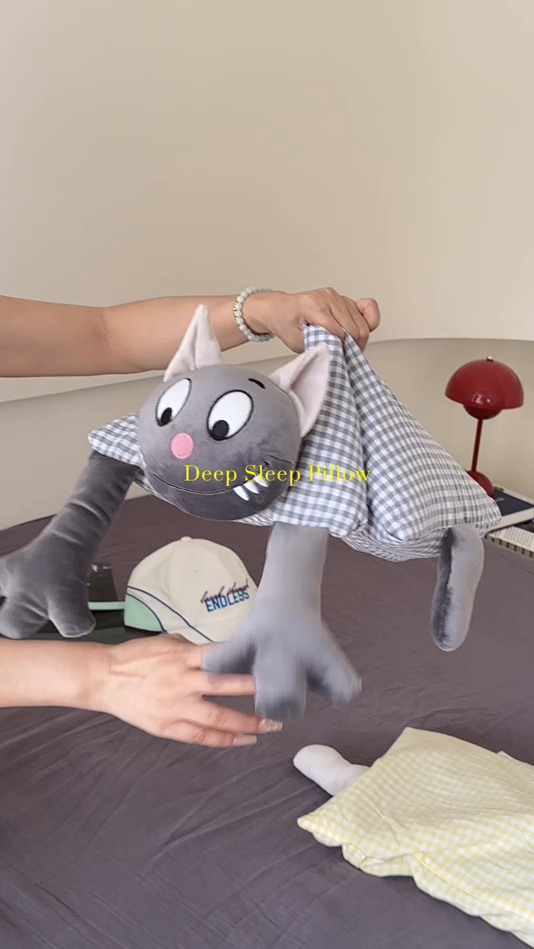 91家纺网 家纺一手货源 找家纺 伟邦枕芯 2025新款卡通荞麦枕枕头枕芯 黄色