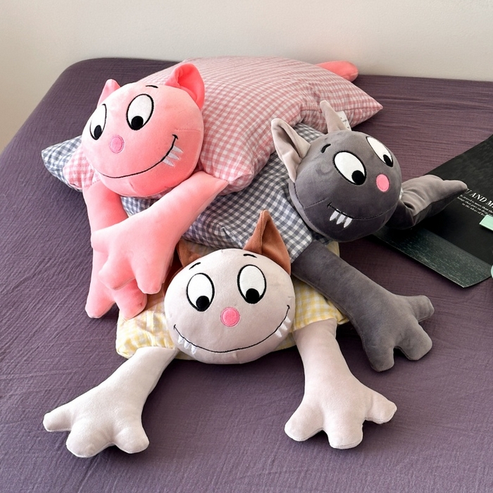 91家纺网 家纺一手货源 找家纺 伟邦枕芯 2025新款卡通荞麦枕枕头枕芯 粉色