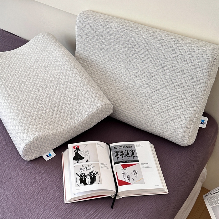 91家纺网 家纺一手货源 找家纺 （总）伟邦枕芯 2025新款针织波浪青少年零压记忆枕枕头枕芯