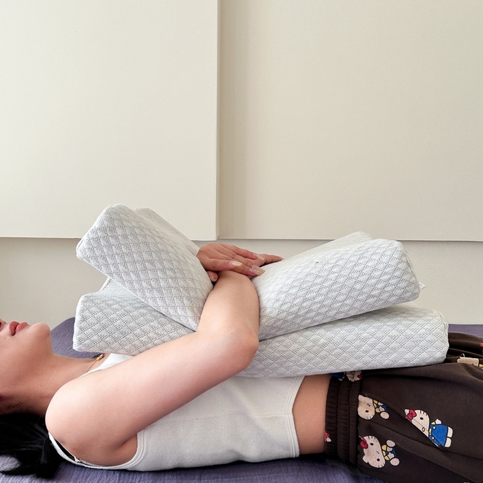 91家纺网 家纺一手货源 找家纺 （总）伟邦枕芯 2025新款针织波浪青少年零压记忆枕枕头枕芯