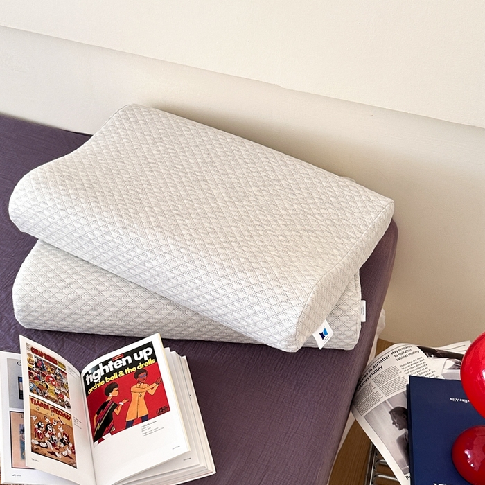 91家纺网 家纺一手货源 找家纺 （总）伟邦枕芯 2025新款针织波浪青少年零压记忆枕枕头枕芯