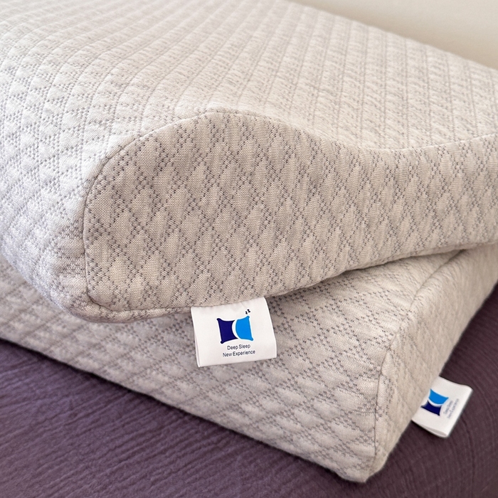 91家纺网 家纺一手货源 找家纺 （总）伟邦枕芯 2025新款针织波浪青少年零压记忆枕枕头枕芯