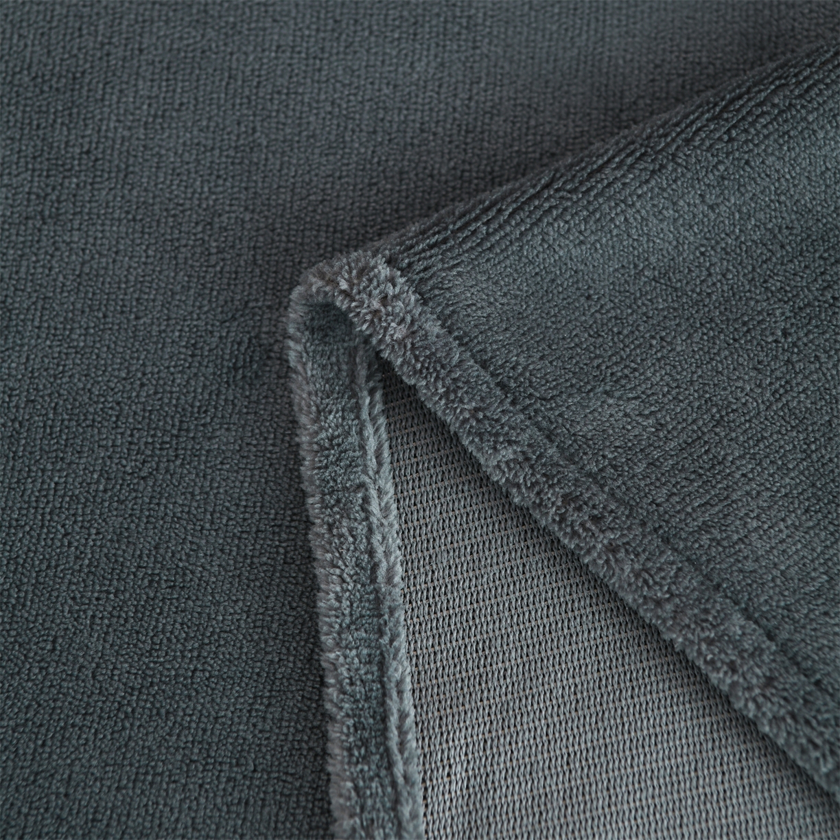 91家纺网 家纺一手货源 找家纺 寝美资家居 2025新款简约纯色牛奶绒单床单床单单件单品床单 星空灰