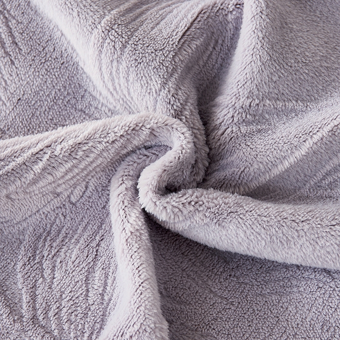 91家纺网 家纺一手货源 找家纺 木兰花 2025新款雕花全消光牛奶绒床盖款四件套-浪漫花语 浪漫花语-紫色