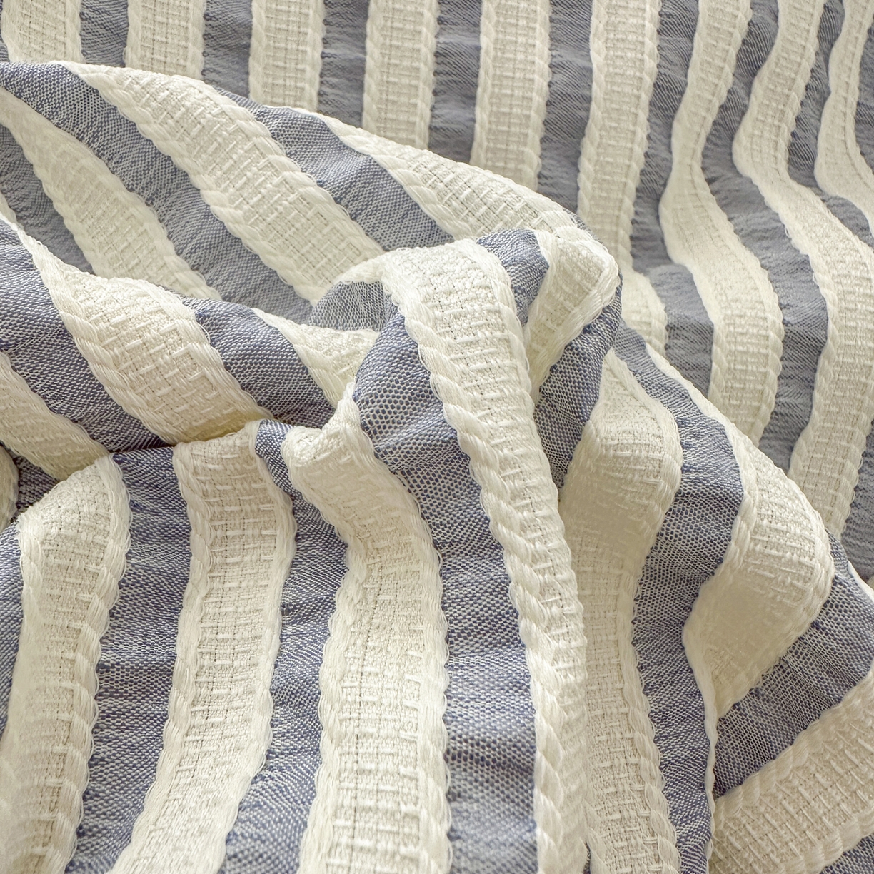 91家纺网 家纺一手货源 找家纺 尊妙被业 2025新款新疆棉花被冬被春秋被被子被芯-良品色织彩条款 良品色织-彩条兰