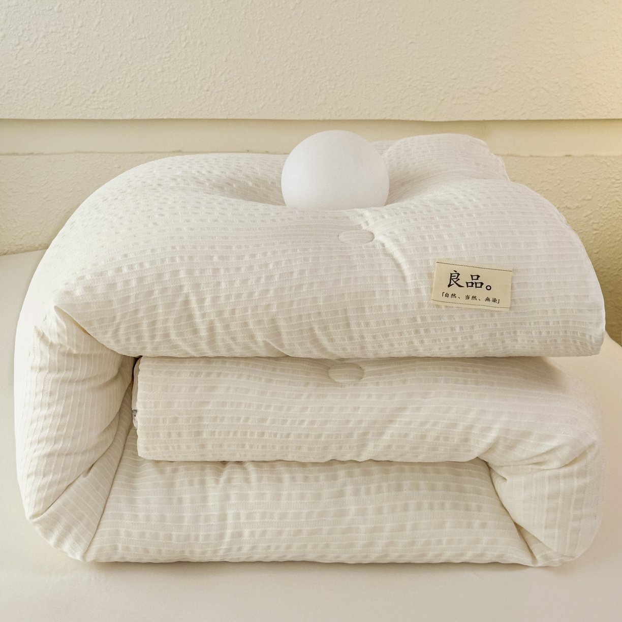 91家纺网 家纺一手货源 找家纺 尊妙被业 2025新款新疆棉花被冬被春秋被被子被芯-良品色织彩条款 良品色织-彩条白