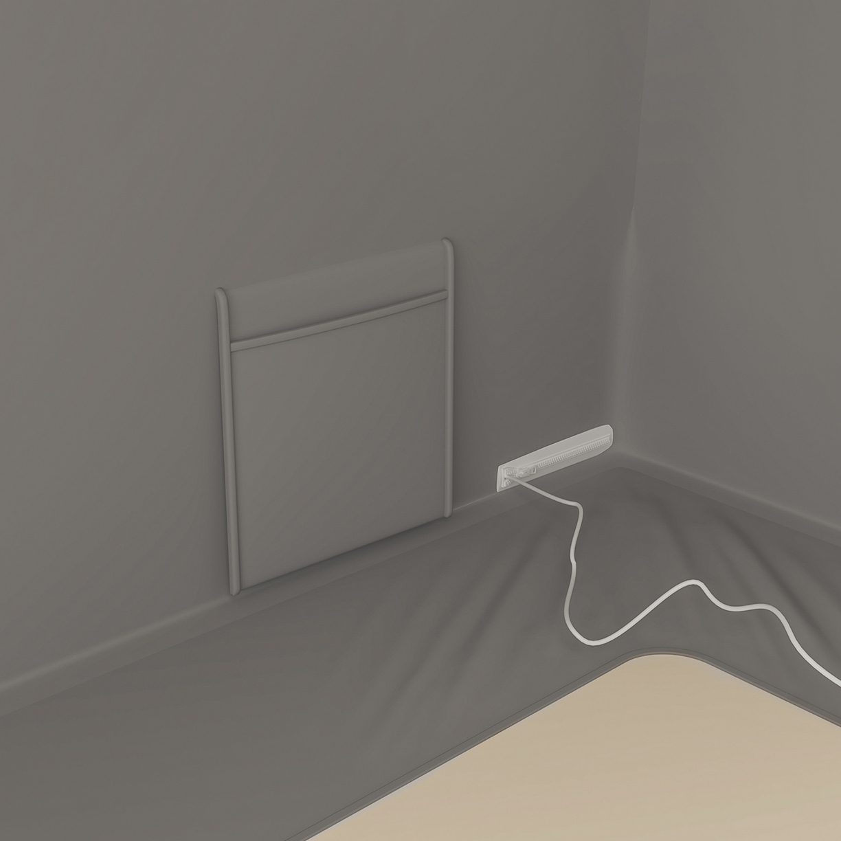 91家纺网 家纺一手货源 找家纺 海虹蚊帐 2025新款免安装保暖遮光钢丝蚊帐 浅灰加厚全底