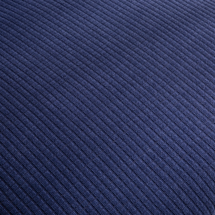 91家纺网 家纺一手货源 找家纺 壹零特色家纺 2025新款弹力玉米粒防水华夫格头枕椅套 豪华办公椅子套 藏青