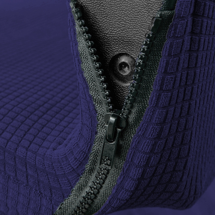 91家纺网 家纺一手货源 找家纺 （总）壹零特色家纺 2025新款弹力玉米粒防水华夫格头枕椅套 豪华办公椅子套