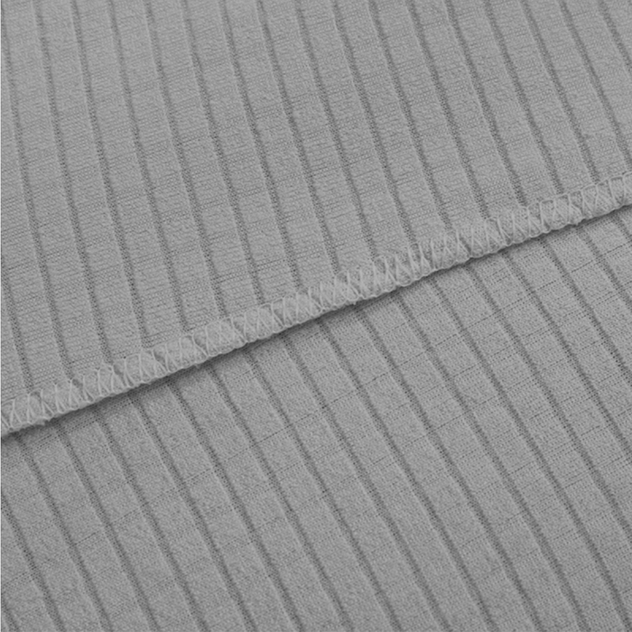 91家纺网 家纺一手货源 找家纺 壹零特色家纺 2025新款弹力玉米粒防水华夫格头枕椅套 豪华办公椅子套 中灰