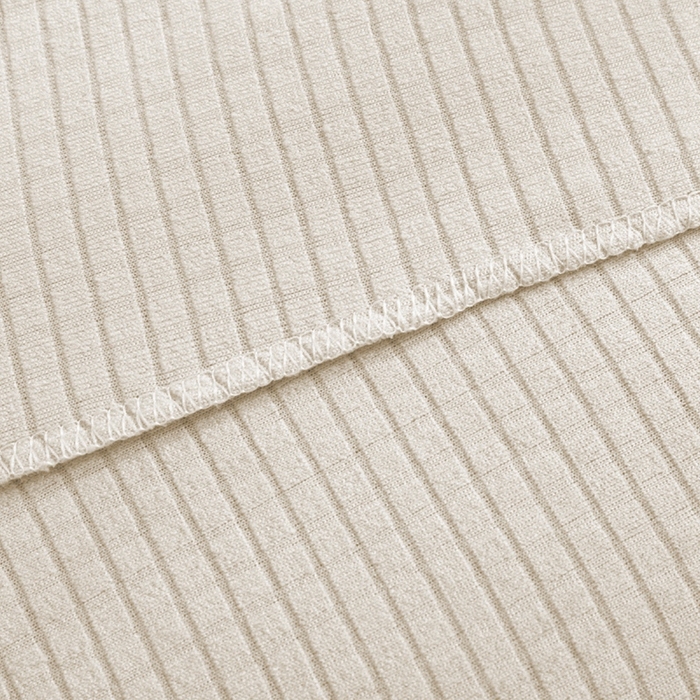 91家纺网 家纺一手货源 找家纺 壹零特色家纺 2025新款弹力玉米粒防水华夫格头枕椅套 豪华办公椅子套 奶白