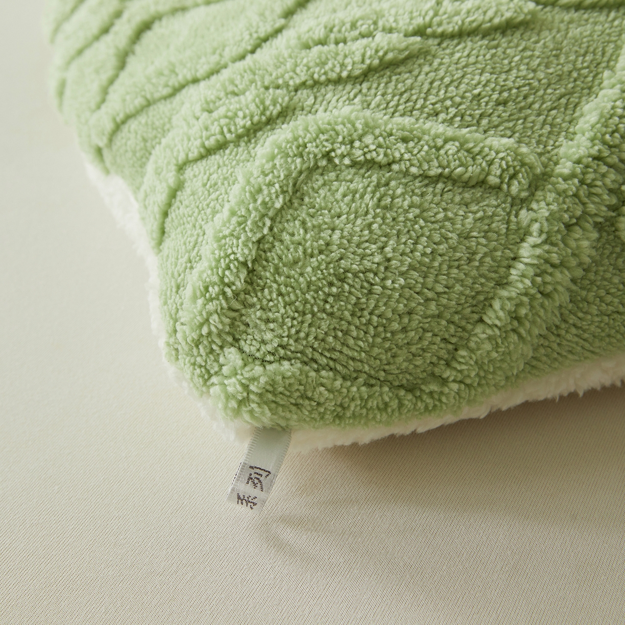 91家纺网 家纺一手货源 找家纺 晓时候 2025新款塔芙绒冬被羊羔绒北极绒加厚被子被芯 果绿