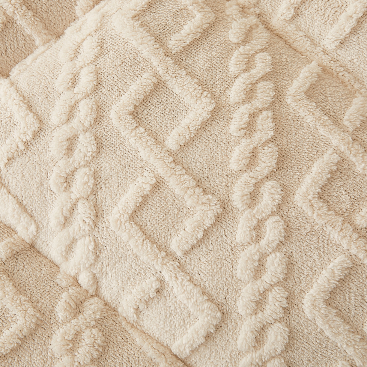 91家纺网 家纺一手货源 找家纺 晓时候 2025新款塔芙绒冬被羊羔绒北极绒加厚被子被芯 米白