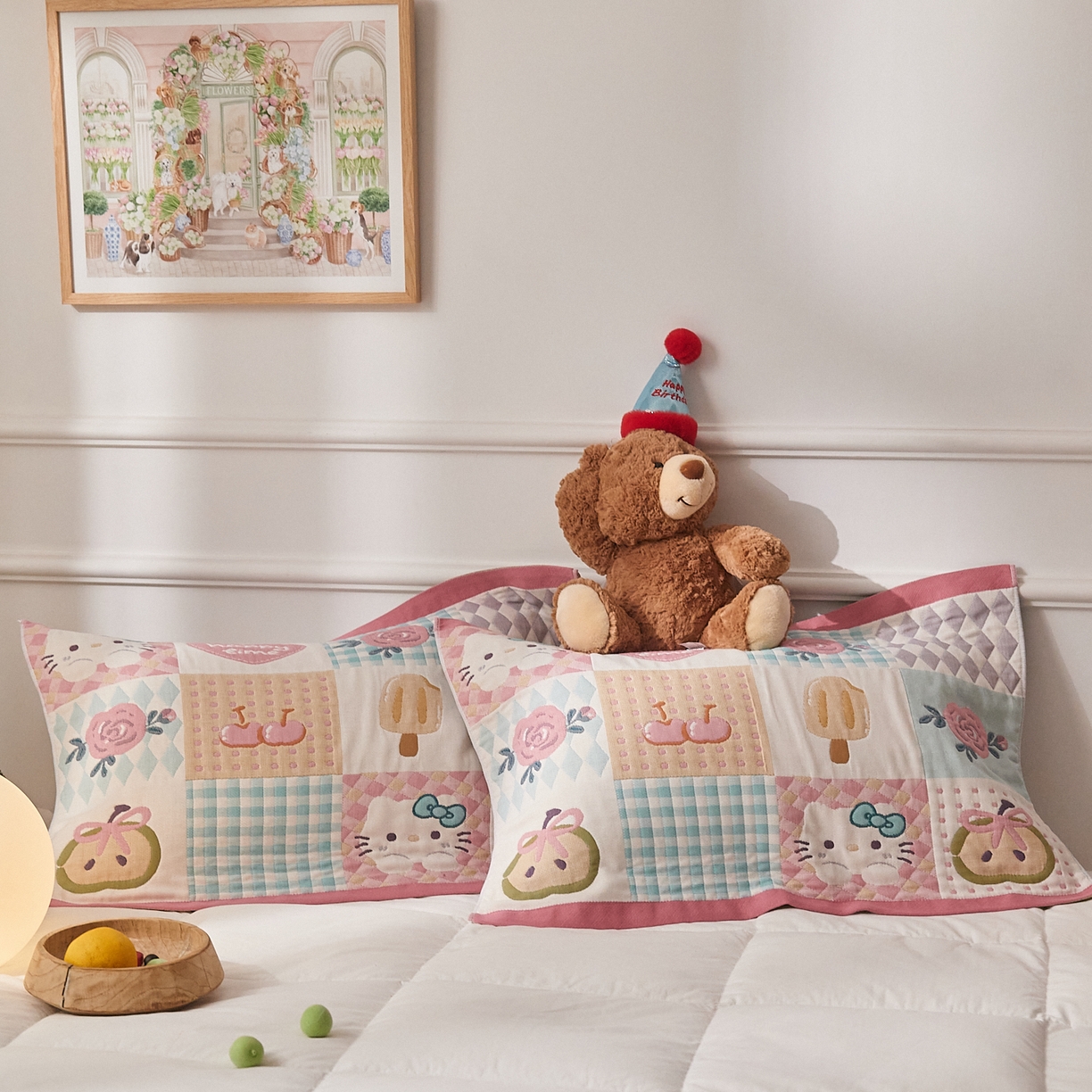 91家纺网 家纺一手货源 找家纺 沐瑟家纺 2025新款纯棉纱布枕巾八层枕巾-發 方格猫