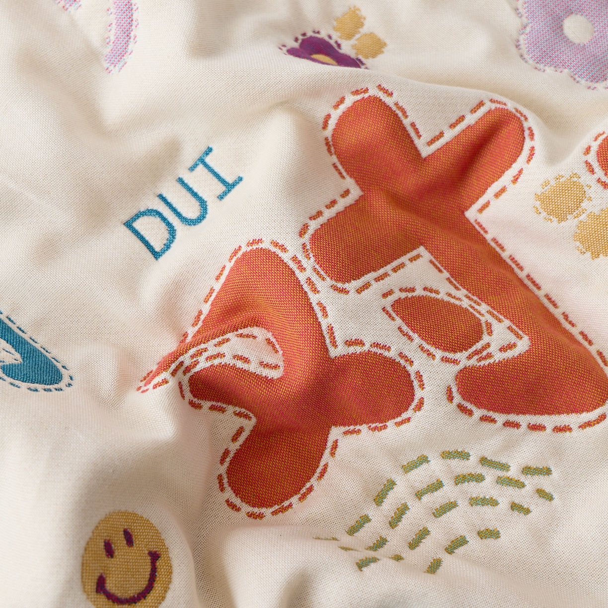 91家纺网 家纺一手货源 找家纺 沐瑟家纺 2025新款纯棉纱布枕巾八层枕巾-發 对对对