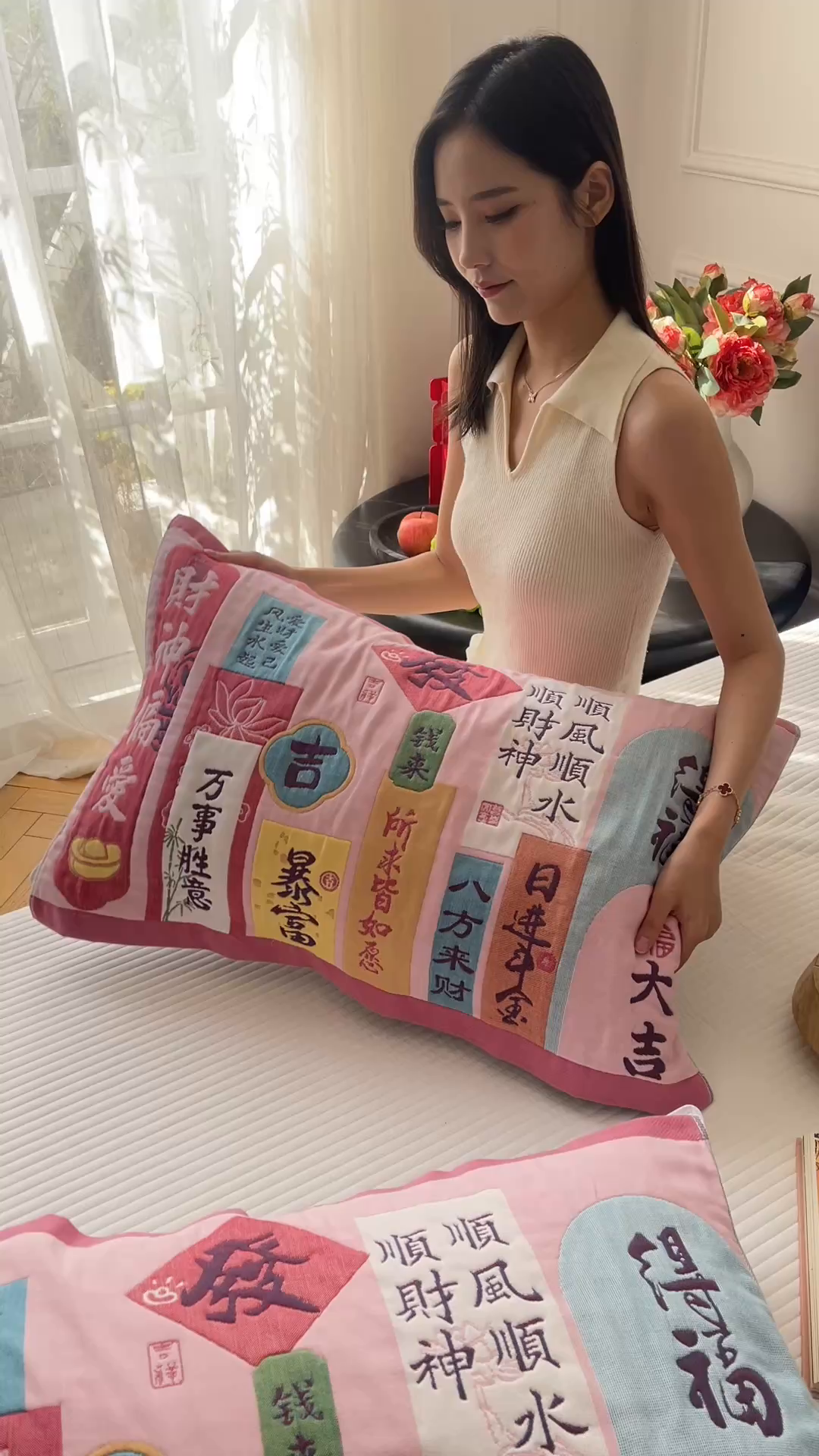 91家纺网 家纺一手货源 找家纺 沐瑟家纺 2025新款纯棉纱布枕巾八层枕巾-發 暴富