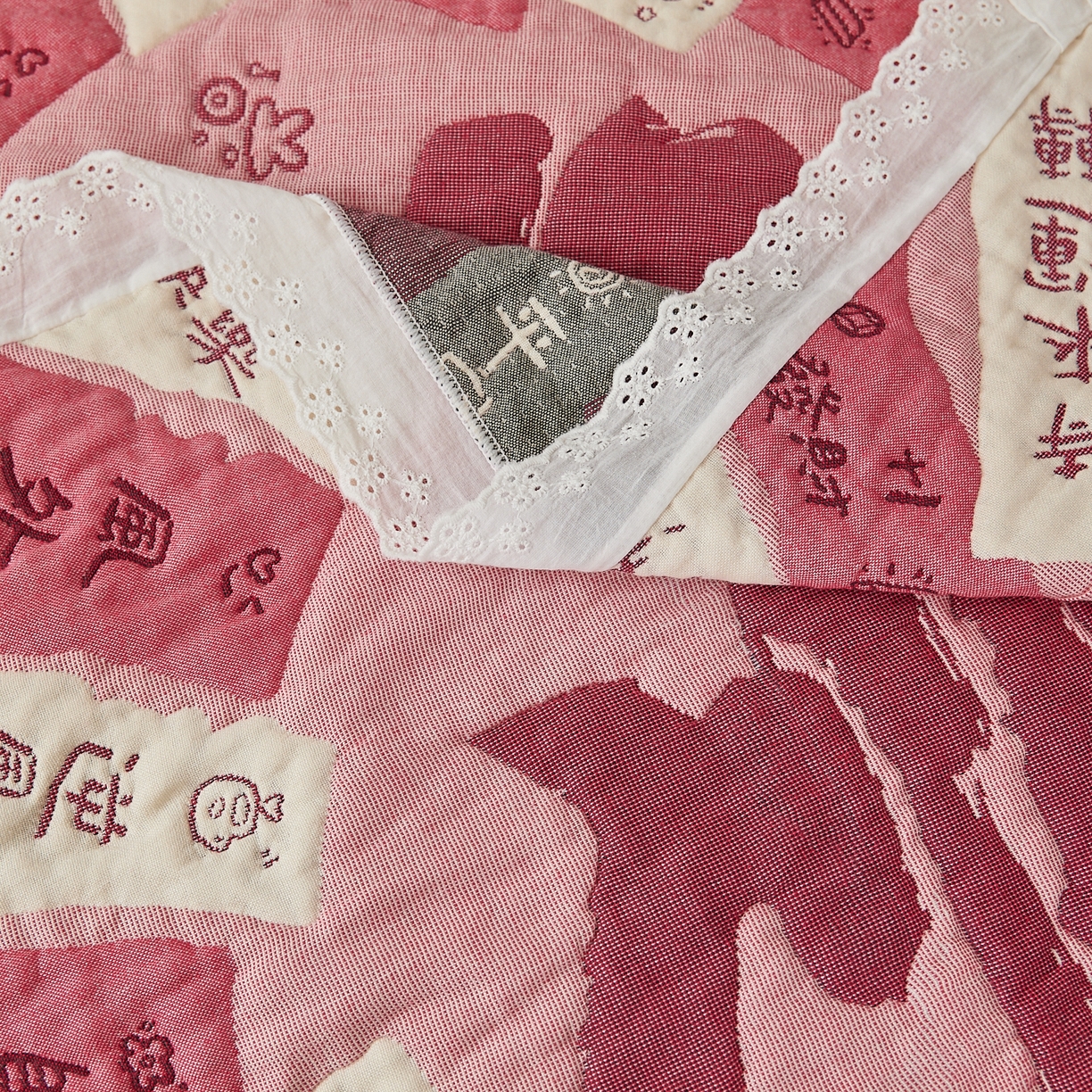 91家纺网 家纺一手货源 找家纺 沐瑟家纺 2025新款花边枕巾 顺