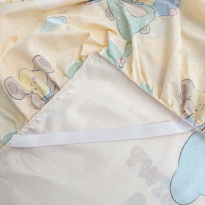 91家纺网 家纺一手货源 找家纺 名优家纺 2026新款12868全棉小清新印花四件套单品系列-床裙三件套 冰激凌派对