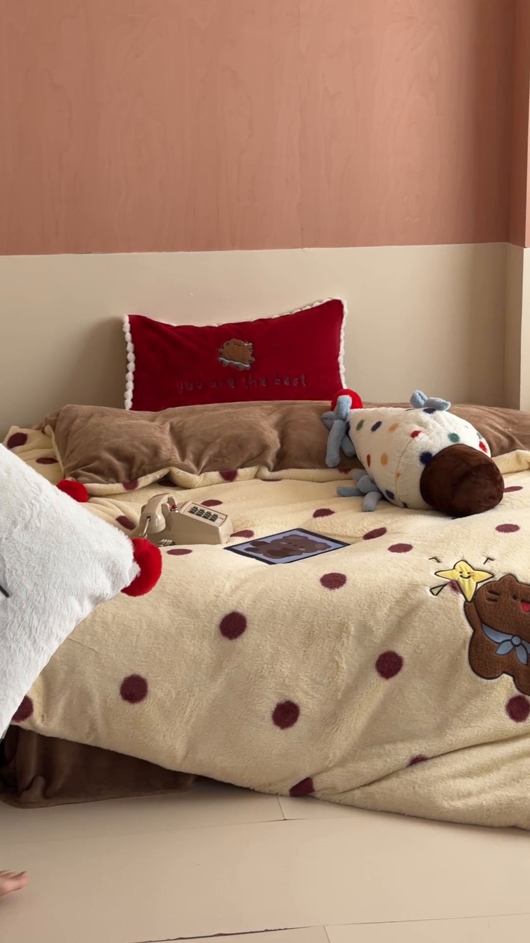 91家纺网 家纺一手货源 找家纺 （总）桔子家纺 2025秋冬新款兔兔绒美式复古系列四件套