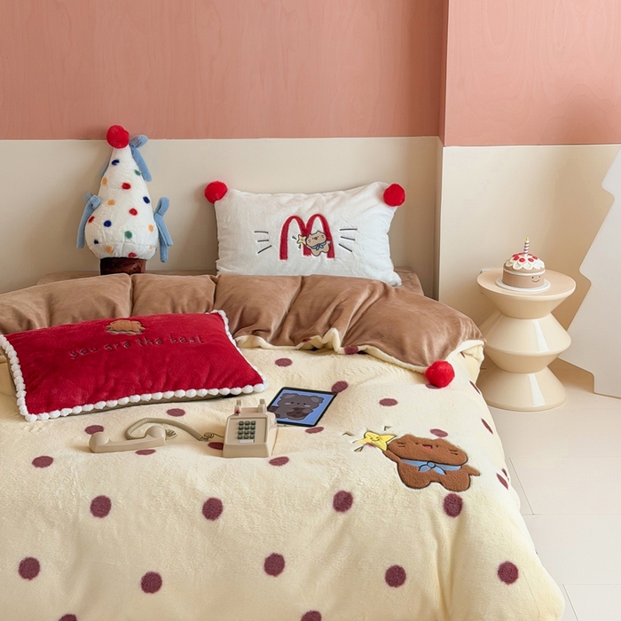 91家纺网 家纺一手货源 找家纺 （总）桔子家纺 2025新款60S天丝波点印花夏被夏凉被空调被