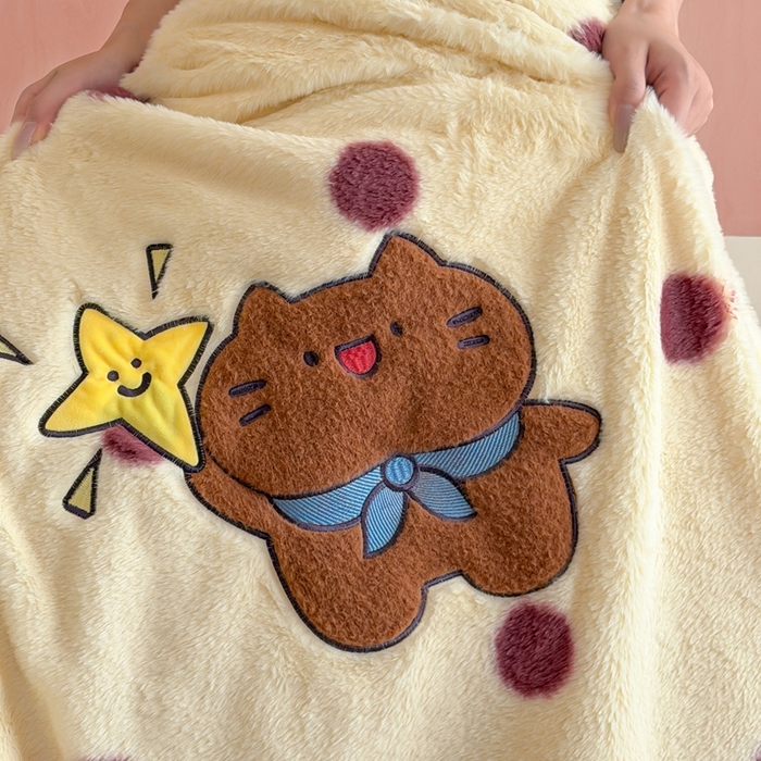 91家纺网 家纺一手货源 找家纺 桔子家纺 2025秋冬新款兔兔绒美式复古系列四件套 coco可可（四件套）