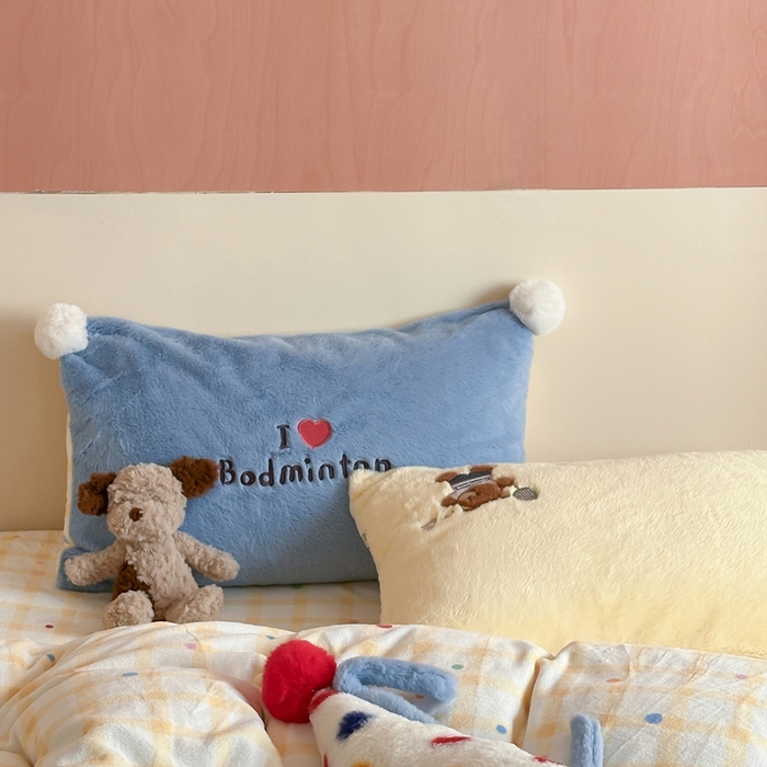 91家纺网 家纺一手货源 找家纺 桔子家纺 2025秋冬新款兔兔绒美式复古系列四件套 吉米（四件套）