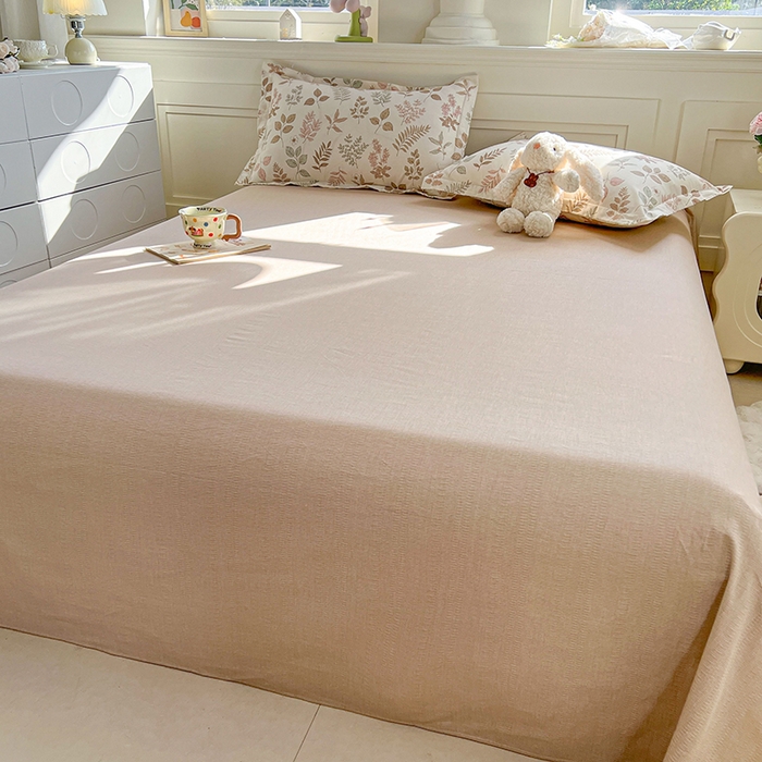 91家纺网 家纺一手货源 找家纺 名优家纺 2026新款12868全棉小清新印花四件套单品系列-单被套 夏瑾